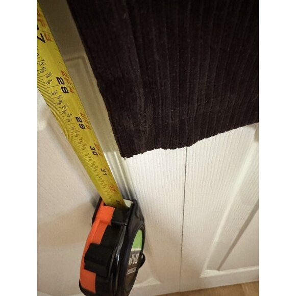 Vintage 90's April Cornell Brown Corduroy Straight Leg Pant Sz S High Waist - Picture 9 of 9